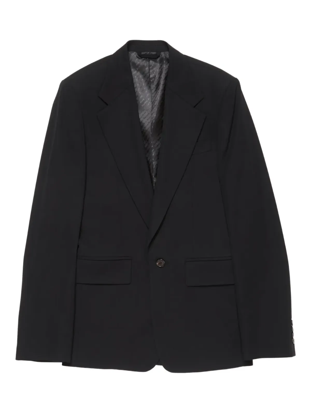 Acne Studios ボタンディテール シングルブレスト ブレザー - 画像1