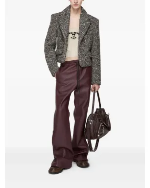 Acne Studios ドローストリングレザーパンツ - サムネイル2