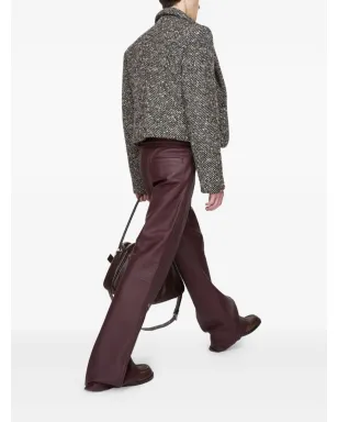 Acne Studios ドローストリングレザーパンツ - サムネイル3