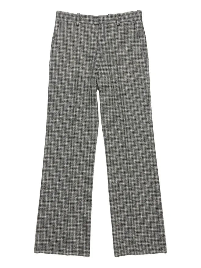 Acne Studios Acne Studios チェック柄ウールパンツの商品画像