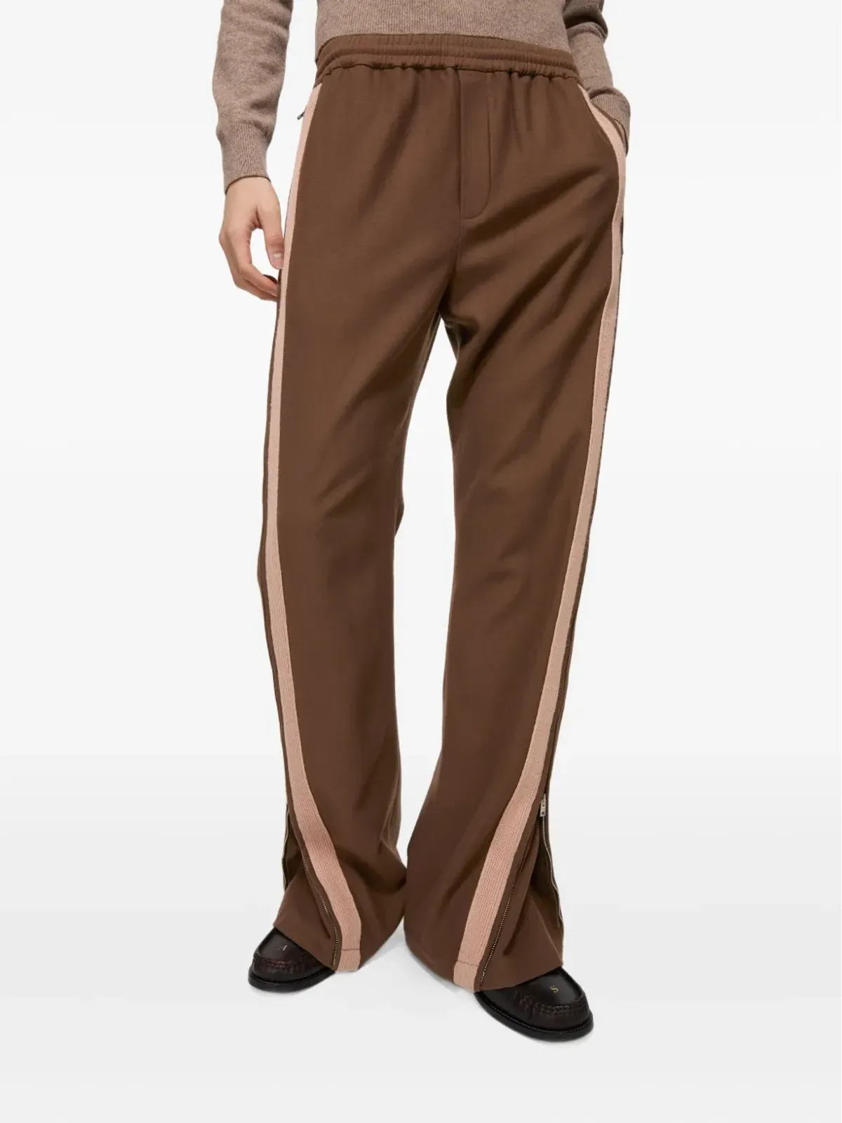 Acne Studios ジップアップ トラックパンツ - ブラウン - 画像4