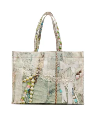 Acne Studios レーストリムのプリント トートバッグ - サムネイル1