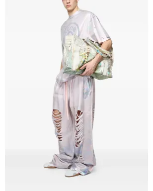 Acne Studios レーストリムのプリント トートバッグ - サムネイル2