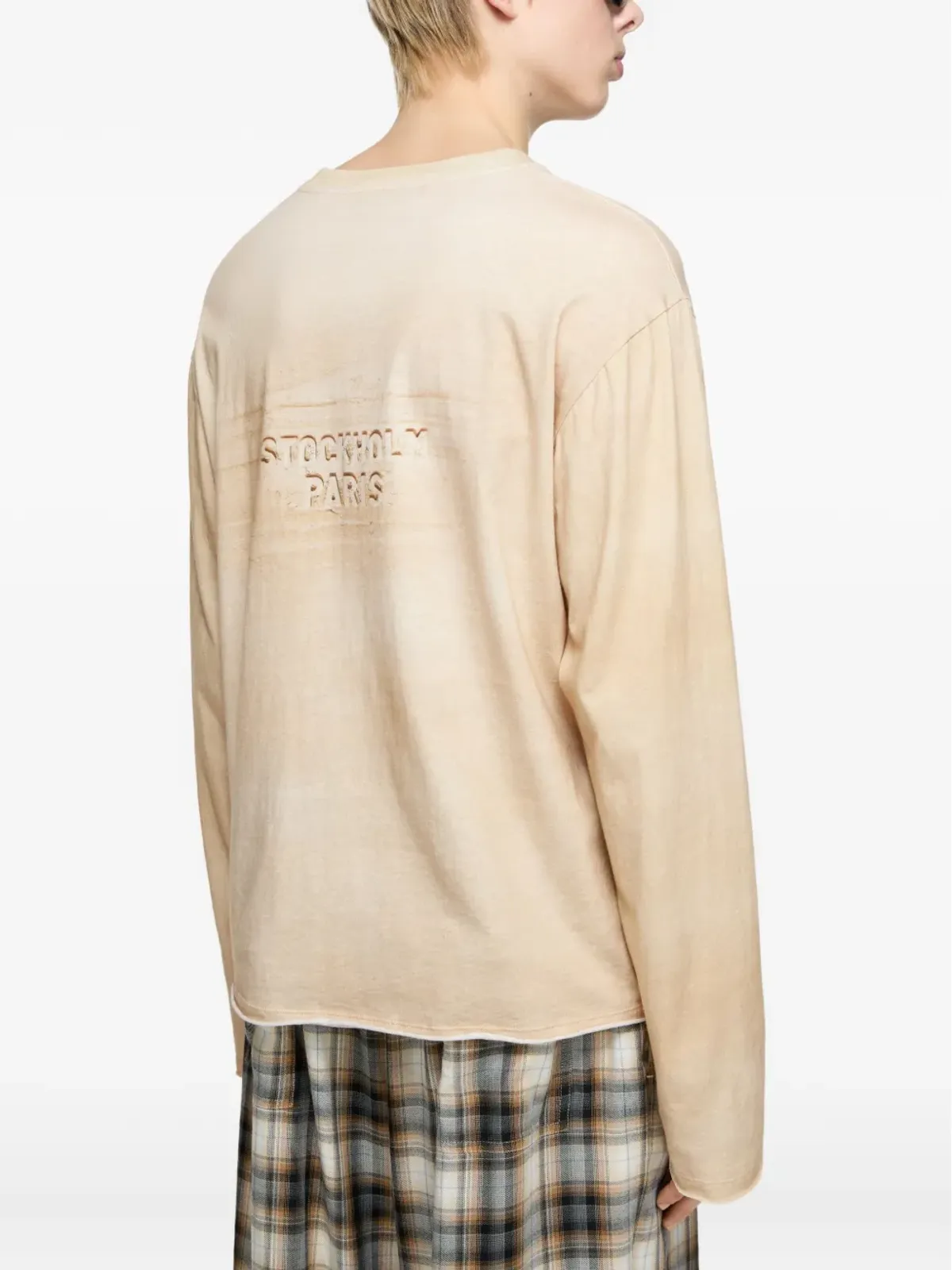 Acne Studios ロングスリーブ ロゴ Tシャツ - 画像4