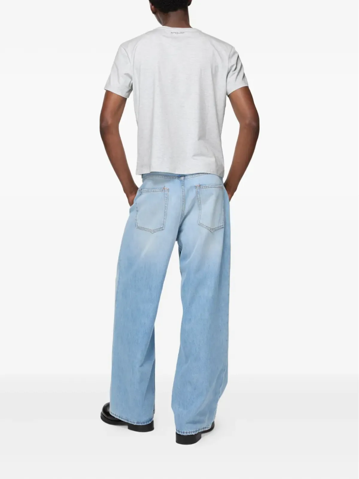 Acne Studios ロゴプレート半袖Tシャツ - 画像3