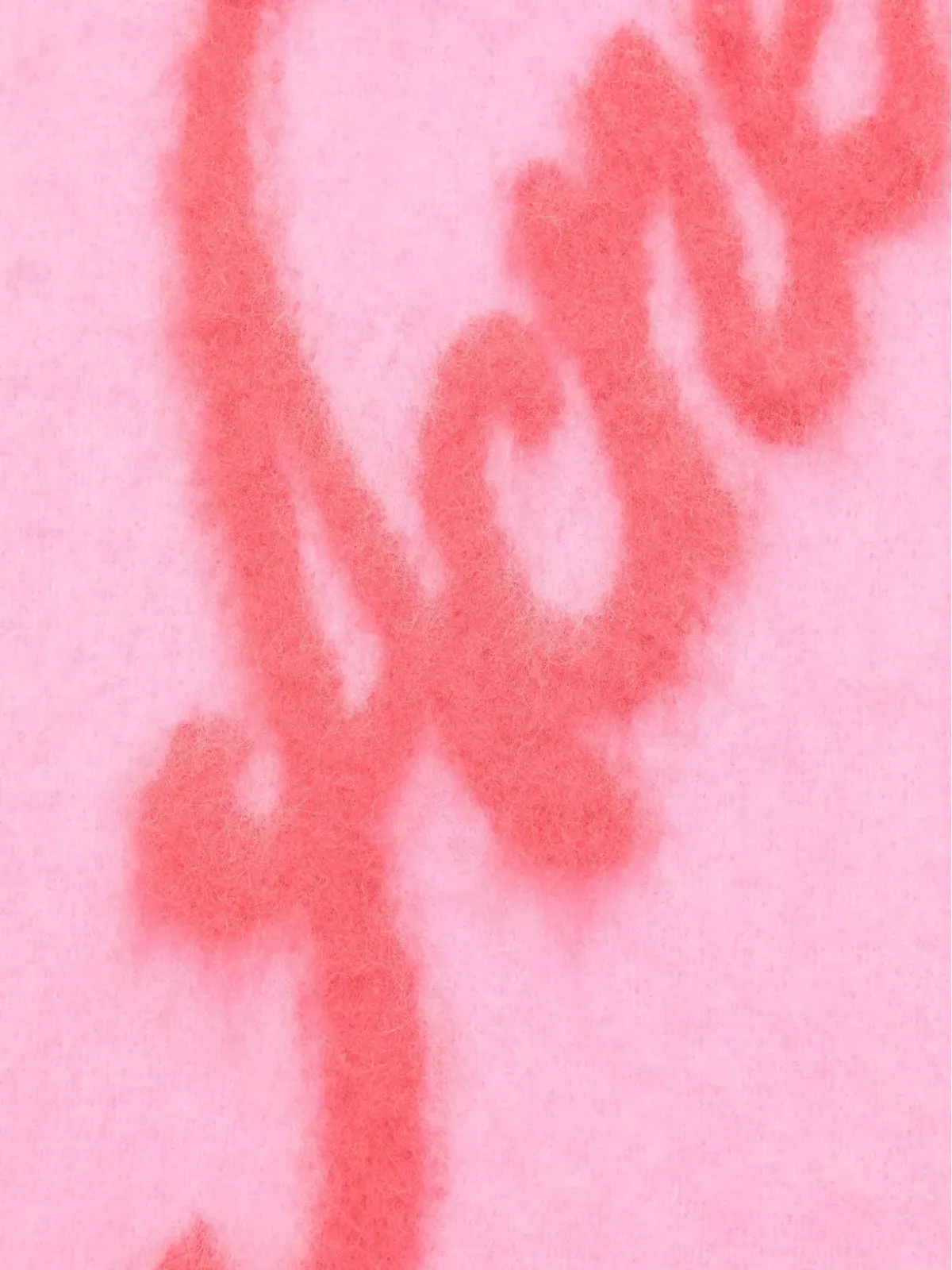 Acne Studios ロゴフリンジスカーフ - 画像3