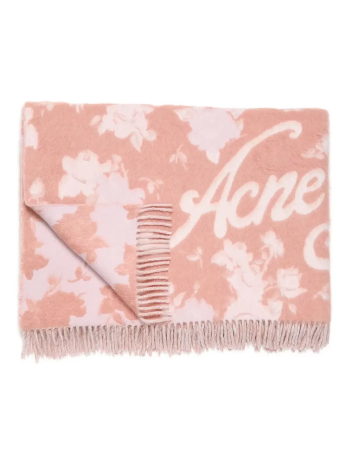 Acne Studios ロゴディテールスカーフ - 画像2