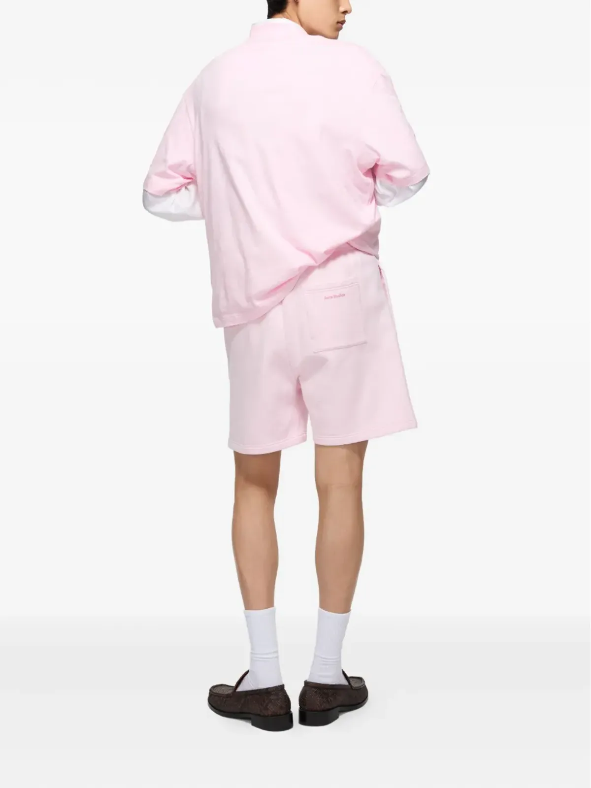 Acne Studios ロゴ刺繍ショートパンツ - 画像3