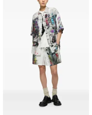 Acne Studios ペイントスプラターショーツ - サムネイル2