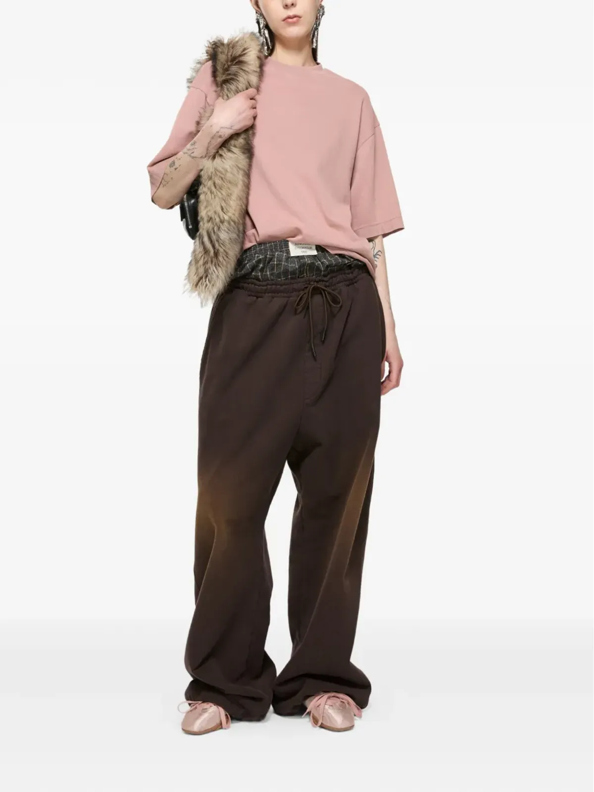 Acne Studios ラウンドトゥ バレエフラット - ピンク - 画像5