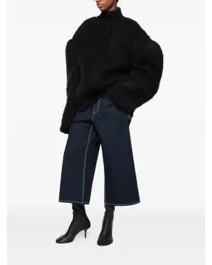 Acne Studios スラウチー レザー ブーツ ブラック - サムネイル4