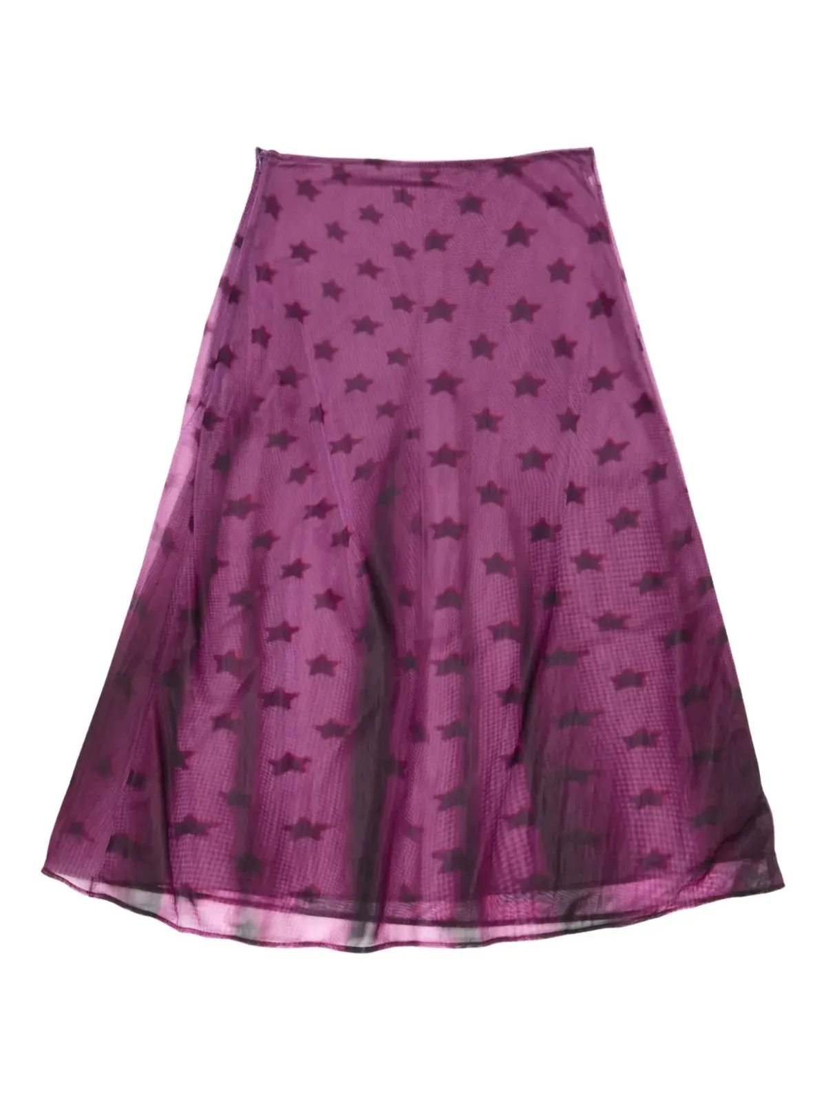 Acne Studios 星柄ジャージースカート - Purple - 画像4