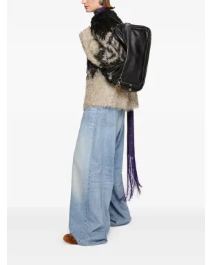 Acne Studios 幾何学模様セーター - Black - サムネイル4