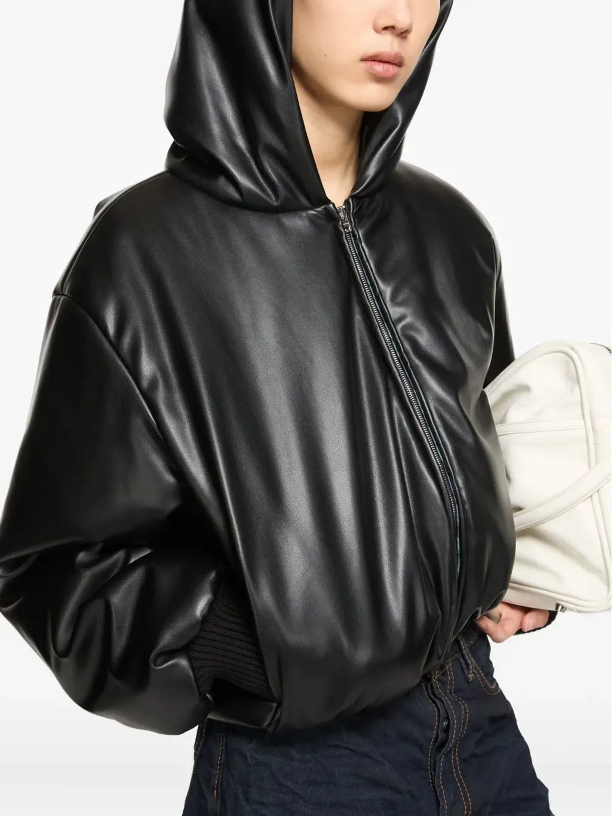 Acne Studios フード付きダウンジャケット - 画像4