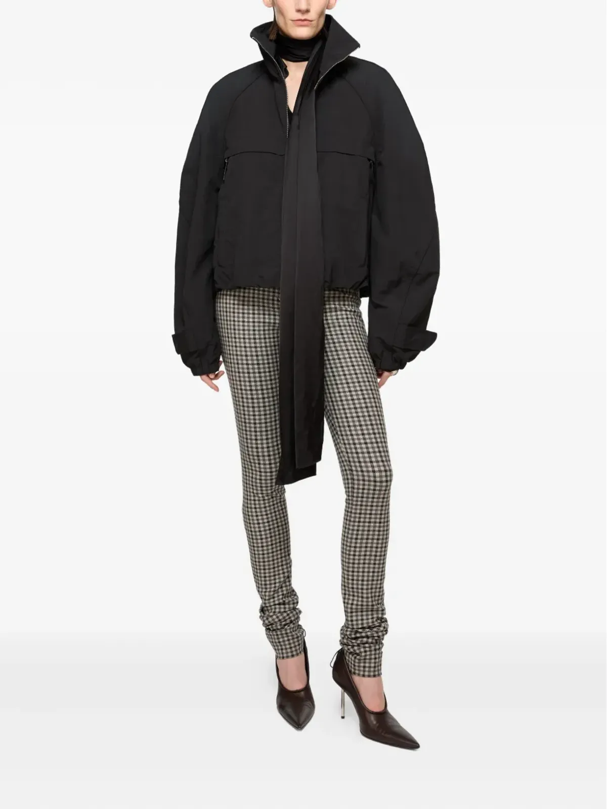 Acne Studios ハイカラー ジップアップ ジャケット - 画像2