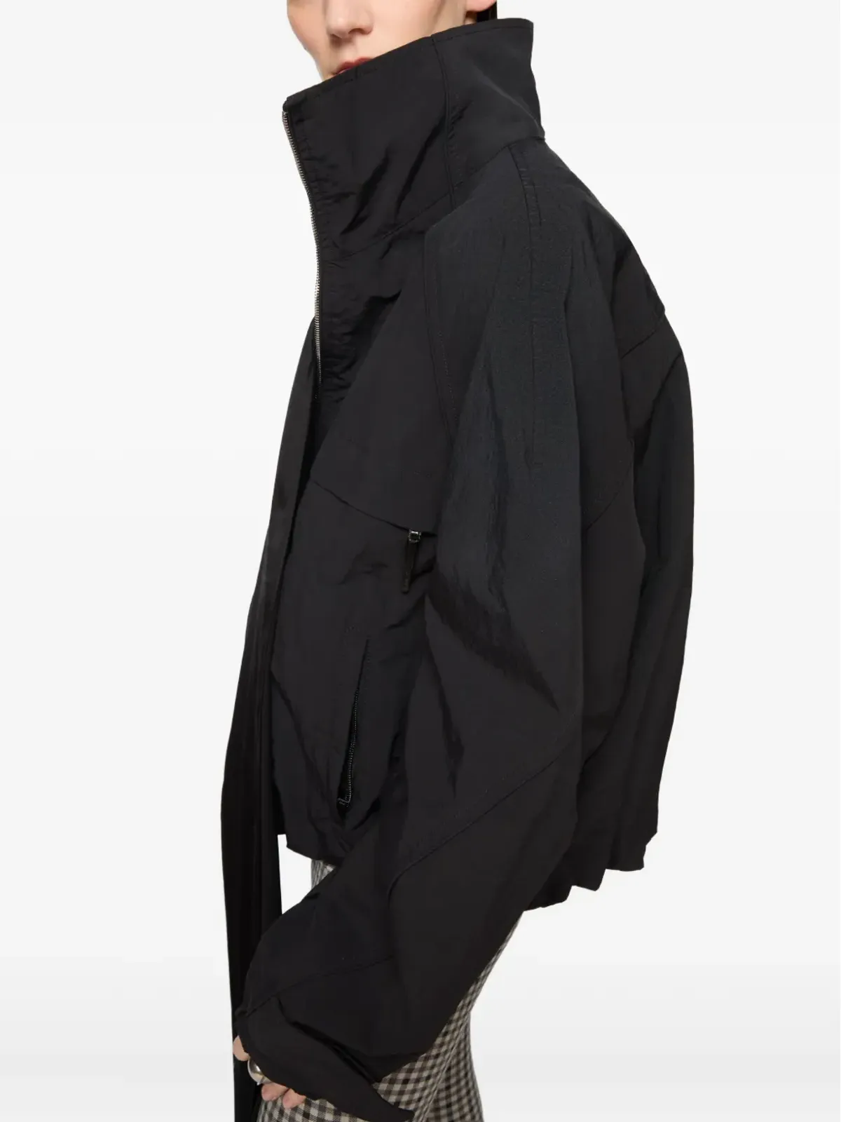 Acne Studios ハイカラー ジップアップ ジャケット - 画像4