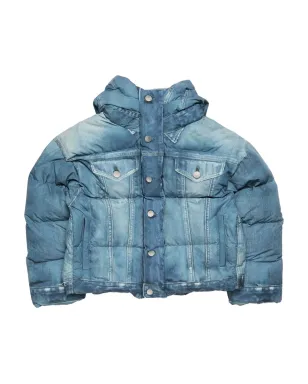 Acne Studios デニムダウンジャケット フード付き - サムネイル1