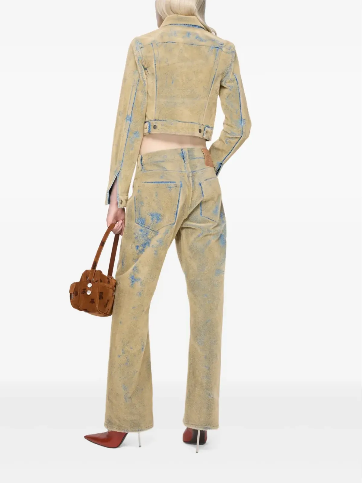 Acne Studios テクスチャードデニムジャケット - 画像3