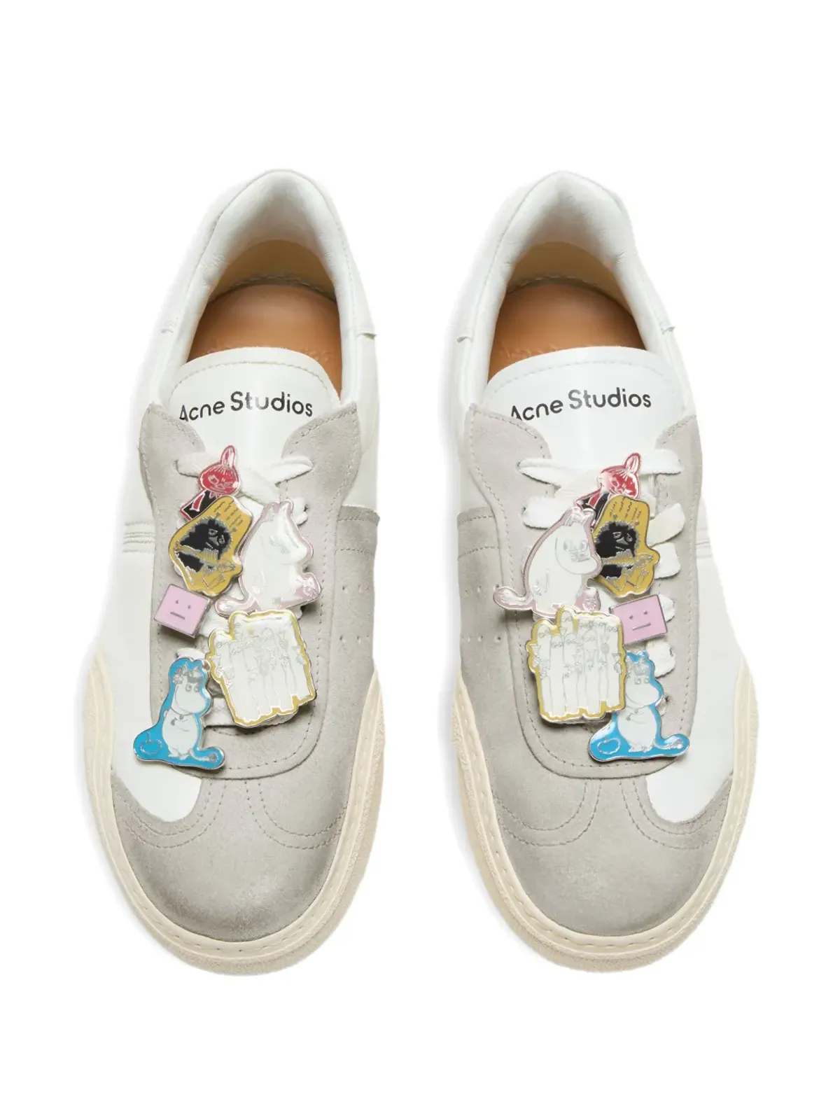 Acne Studios チャームディテール ロー・トップスニーカー - 画像2