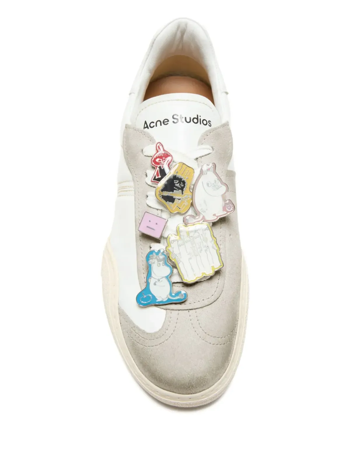 Acne Studios チャームディテール ロー・トップスニーカー - 画像3