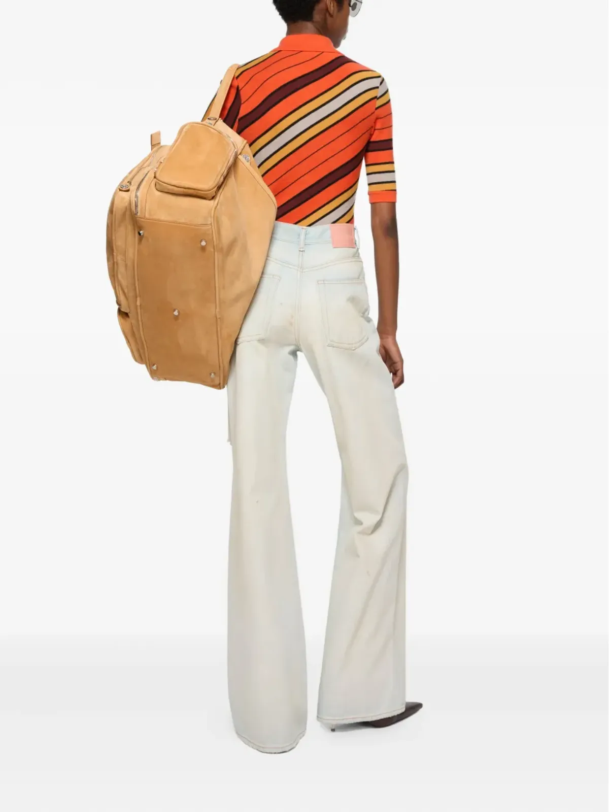 Acne Studios ストライプ柄ポロシャツ - 画像3