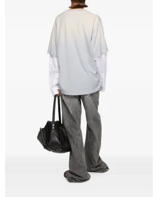 Acne Studios ベルト付きデニムパンツ - グレー - サムネイル3