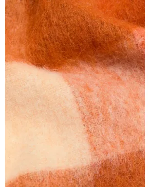 Acne Studios チェック柄フリンジスカーフ - サムネイル2