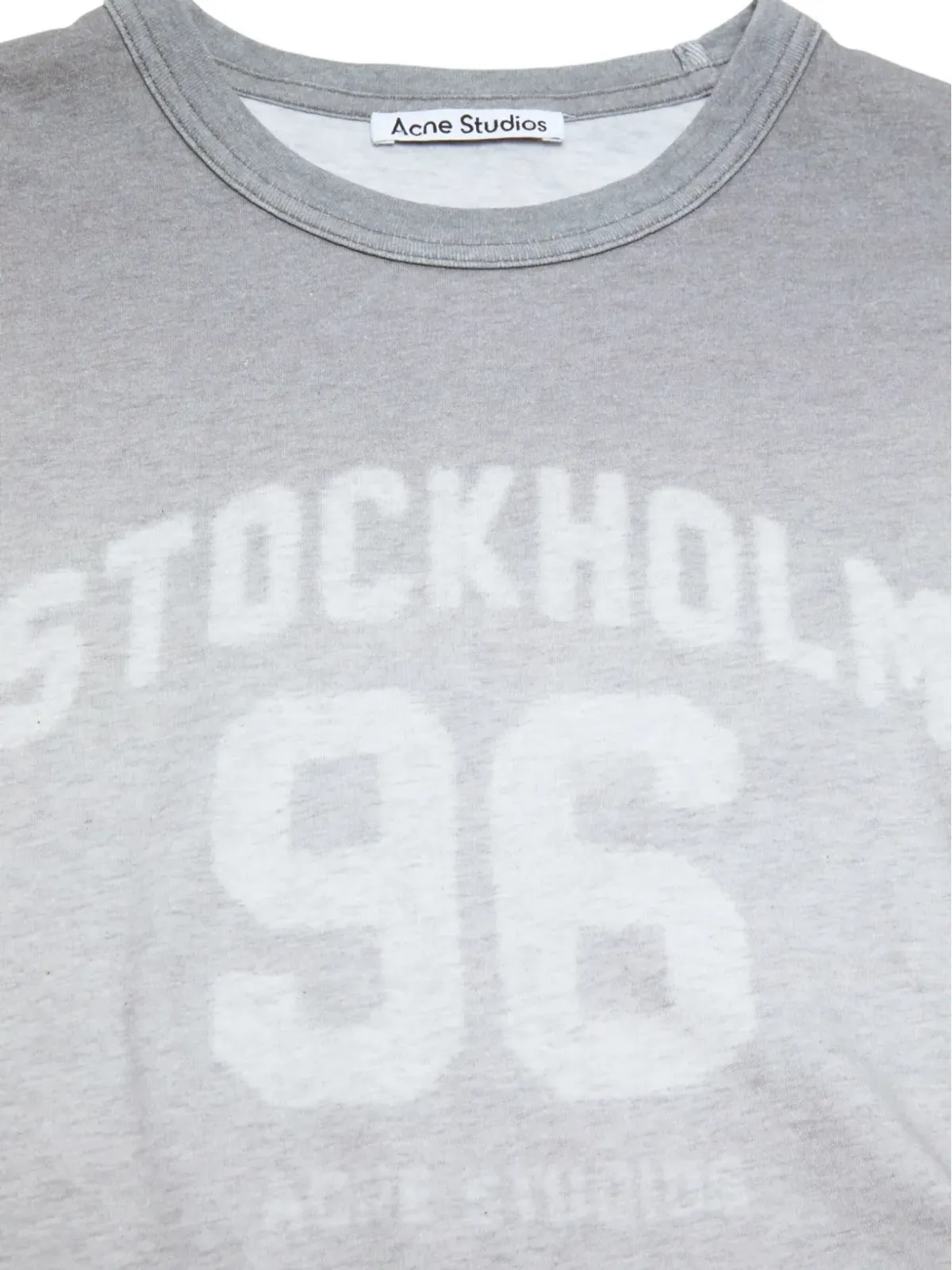Acne Studios スプレー加工コットンTシャツ - 画像5