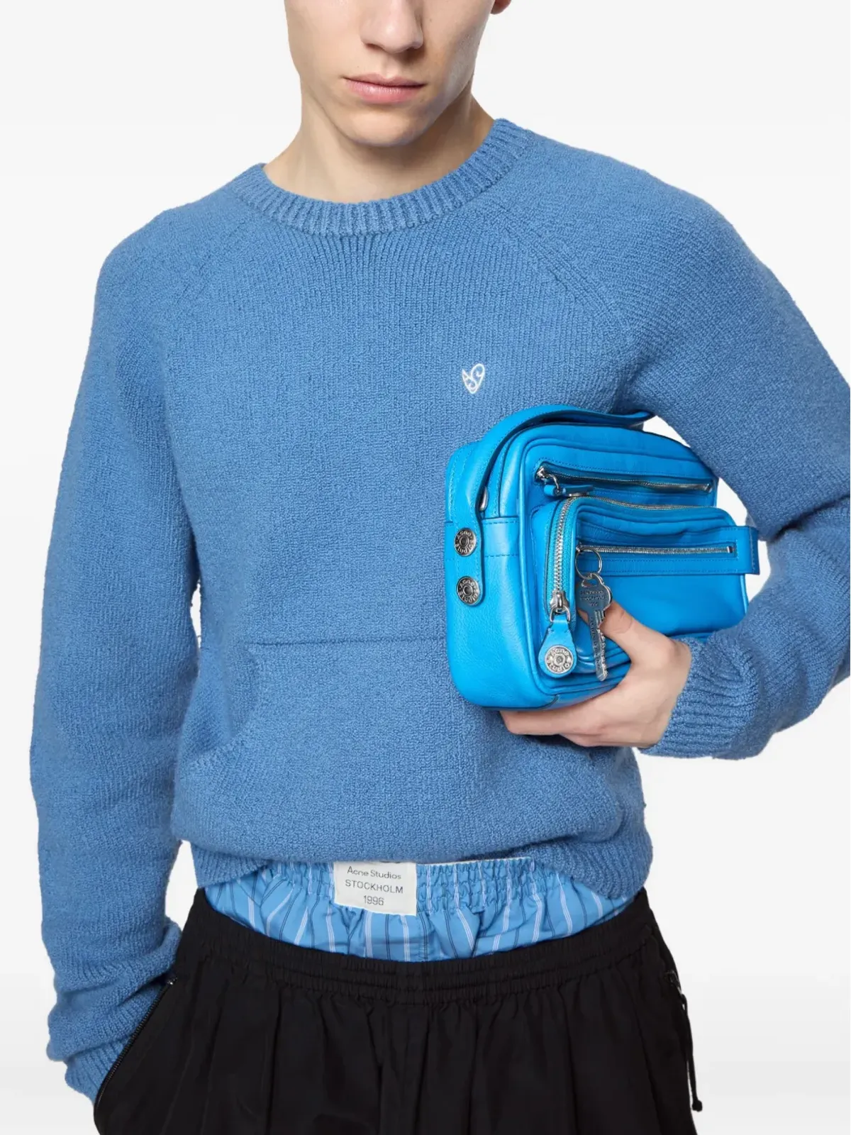 Acne Studios ポケットディテール付きクロップドセーター - 画像3