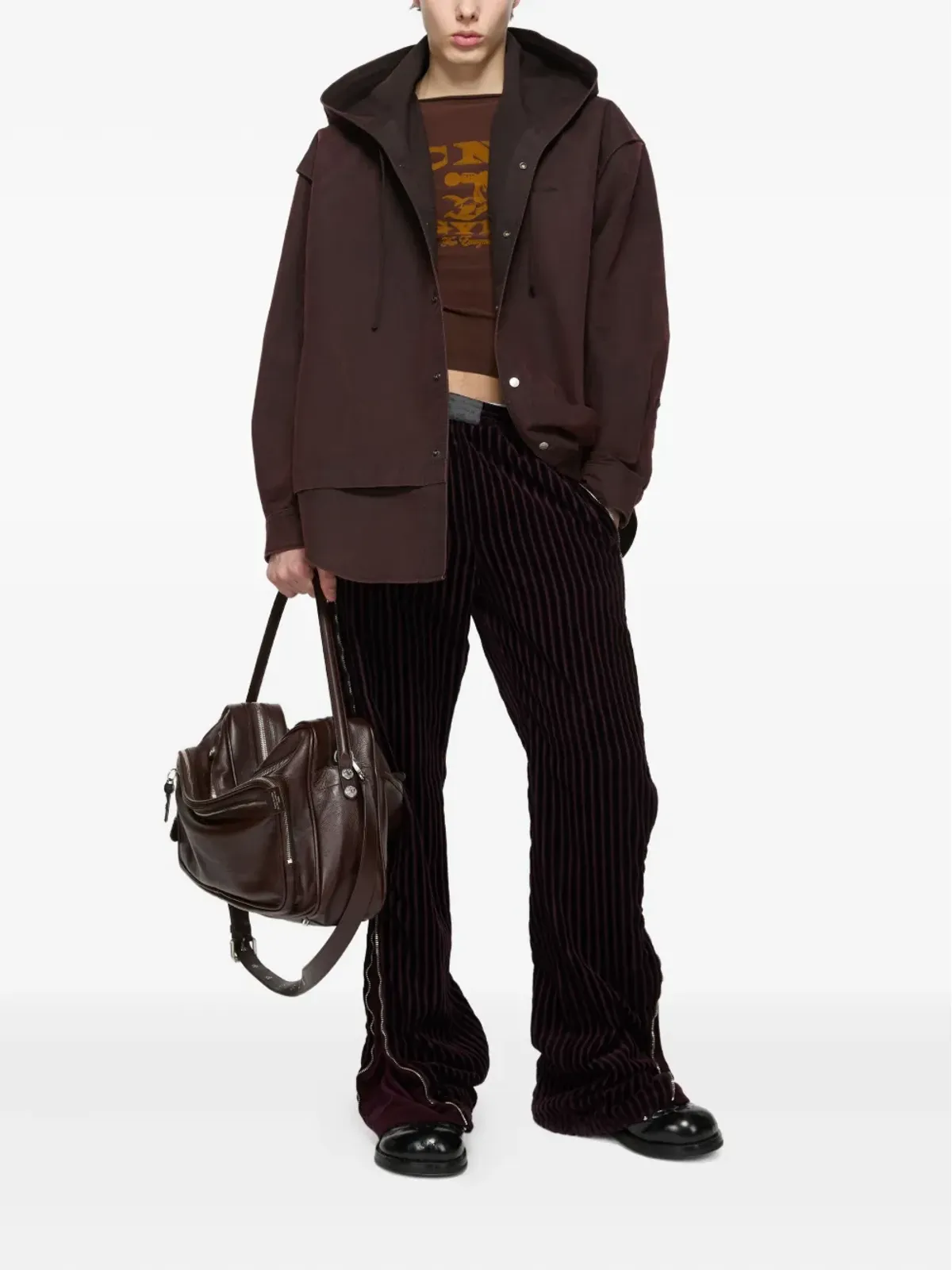 Acne Studios フード付きオーガニックコットンジャケット - 画像2