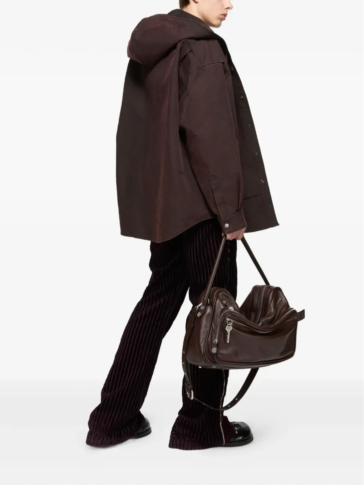 Acne Studios フード付きオーガニックコットンジャケット - 画像3