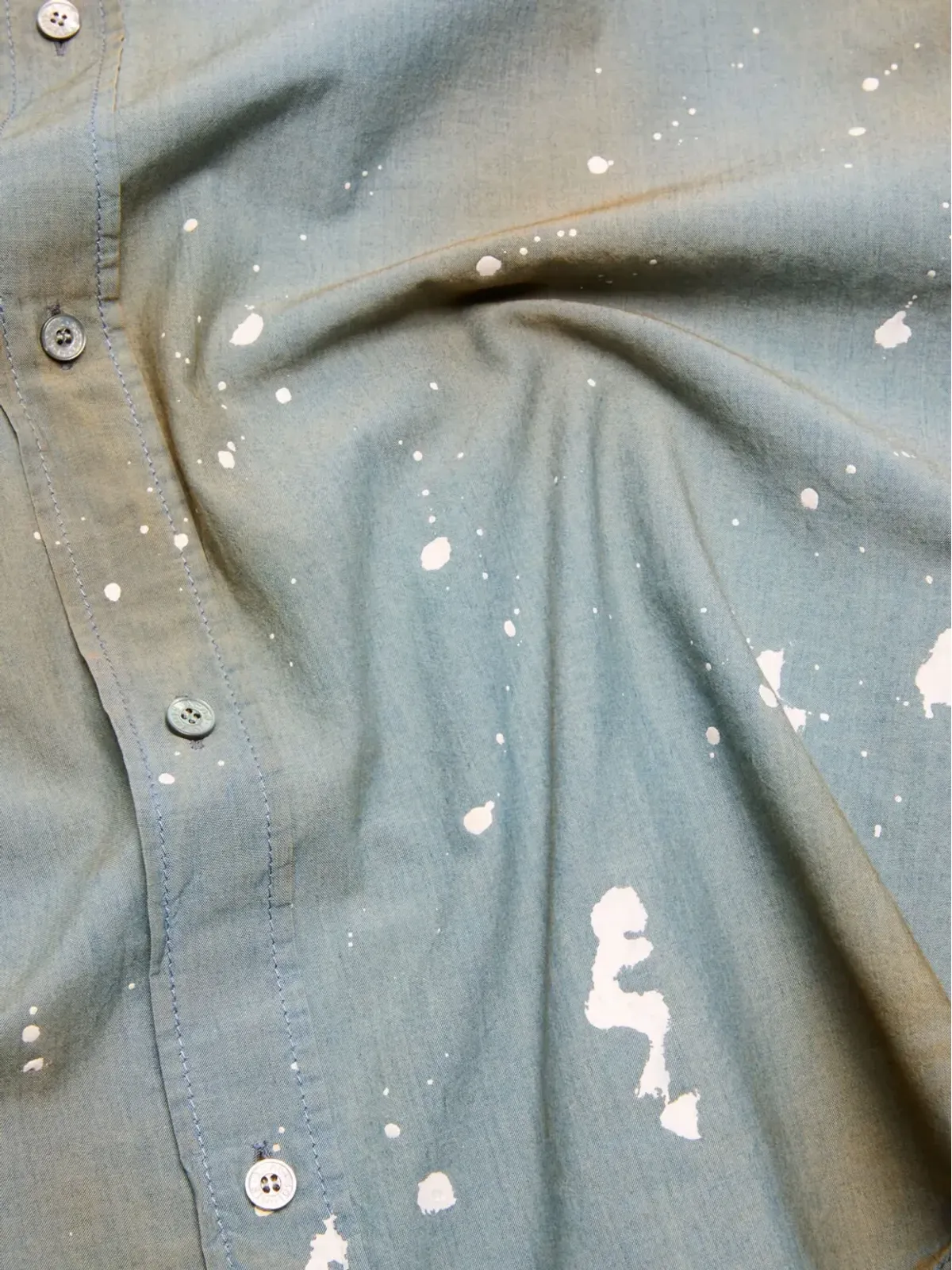 Acne Studios ペイントスプラター コットンシャツ - 画像5