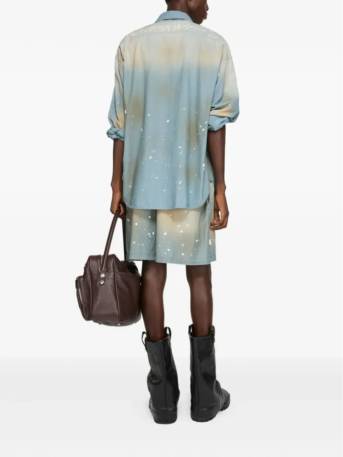 Acne Studios ペイントスプラター コットンシャツ - 画像3