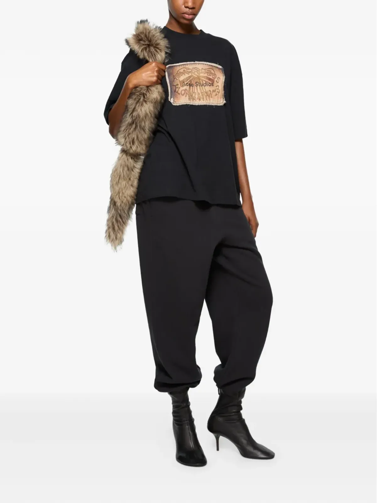 Acne Studios グラフィックディテール オーガニックコットン Tシャツ - 画像2