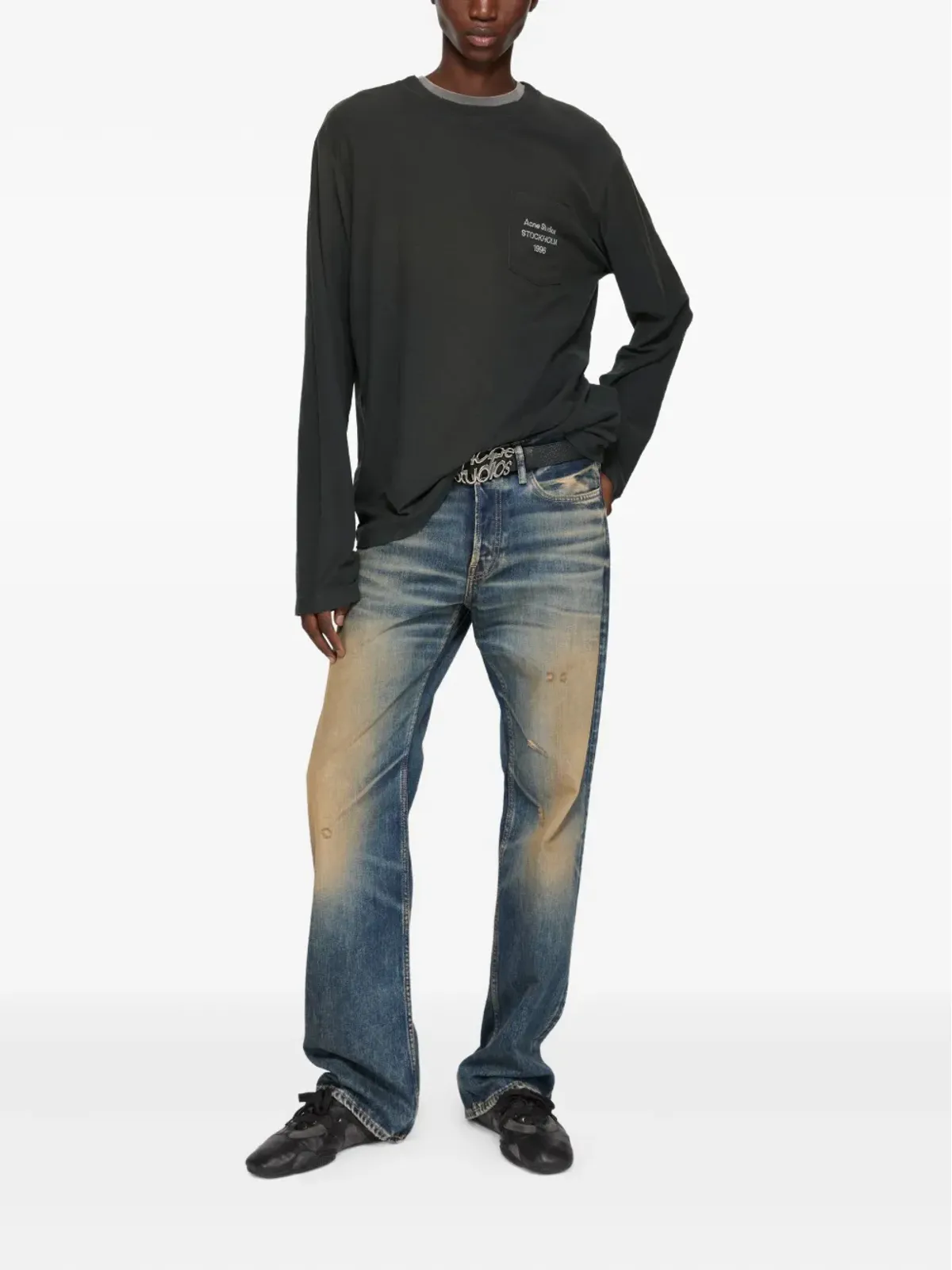 Acne Studios ポケット長袖Tシャツ - 画像2
