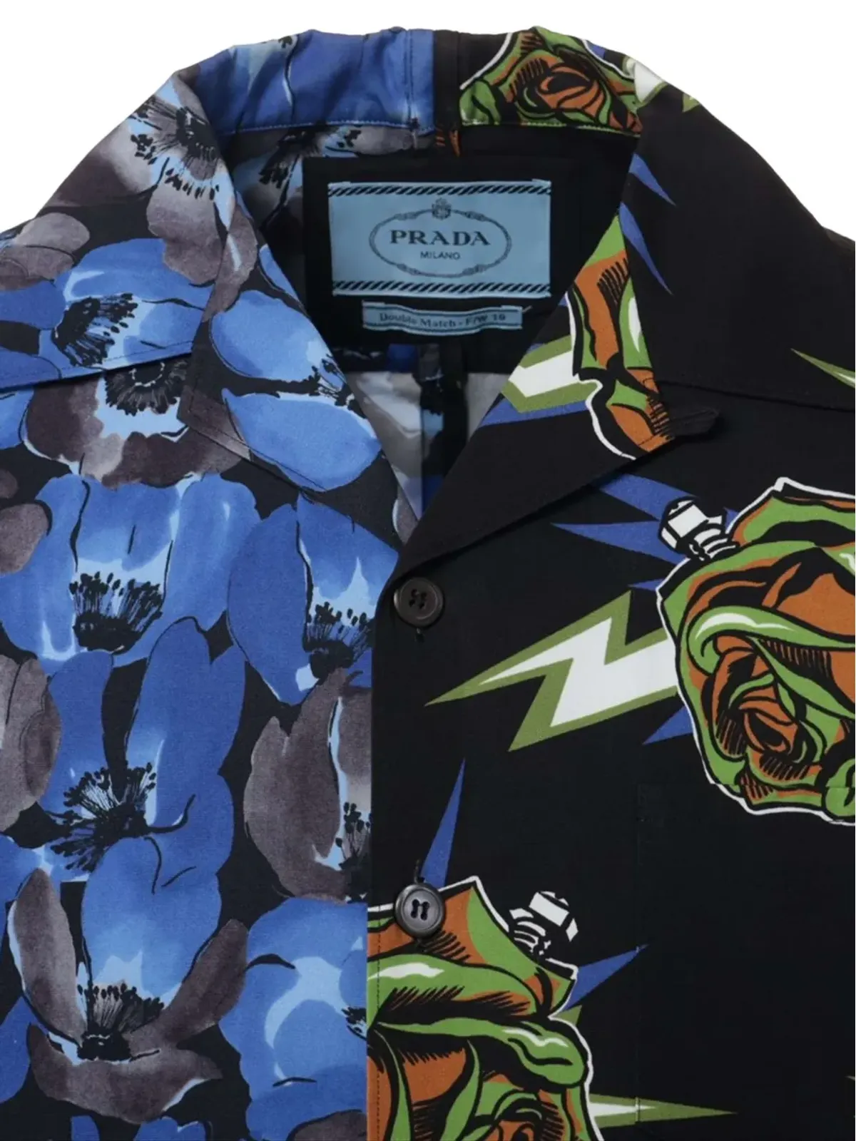 Prada ビンテージ コットンシャツ - ブルー - 画像4
