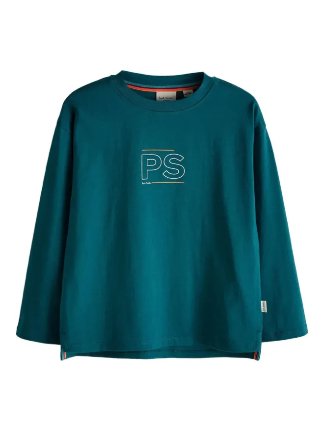 Paul Smith Junior Paul Smith Junior ロゴプリント長袖Tシャツの商品画像