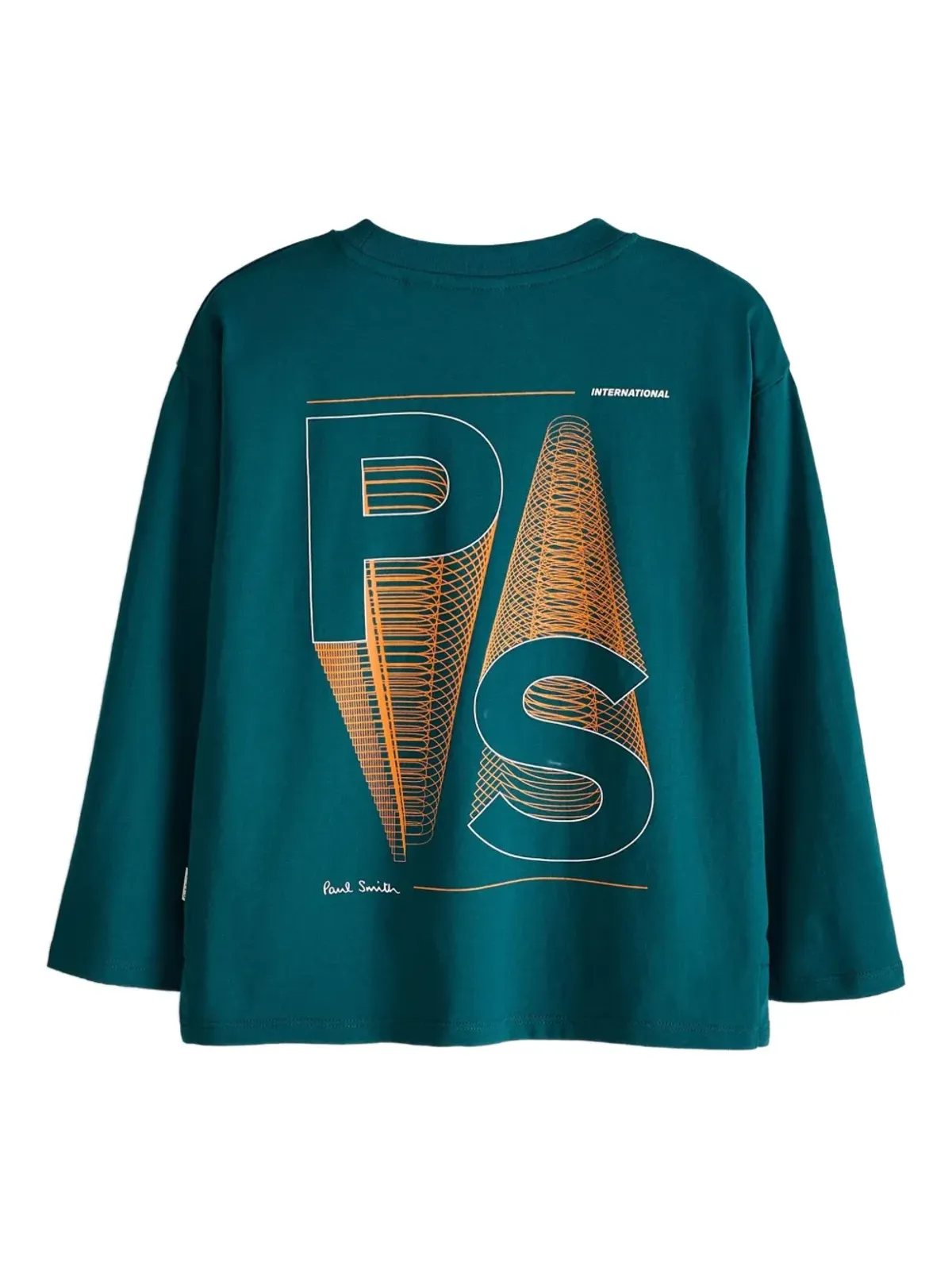 Paul Smith Junior ロゴプリント長袖Tシャツ - 画像2