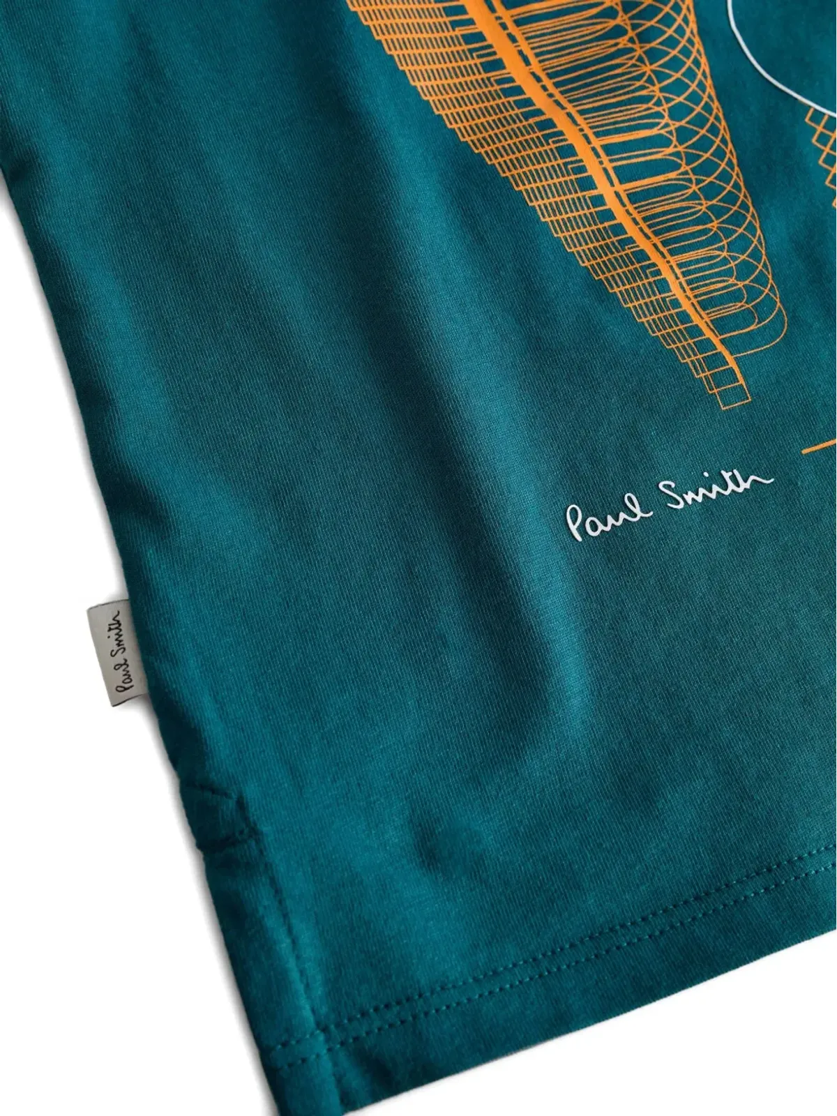 Paul Smith Junior ロゴプリント長袖Tシャツ - 画像4
