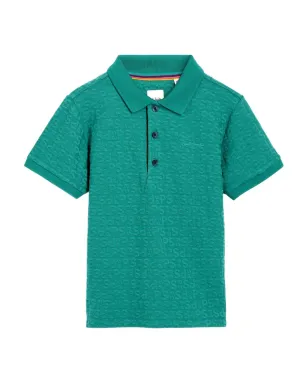Paul Smith Junior ロゴ柄ポロトップ - サムネイル1