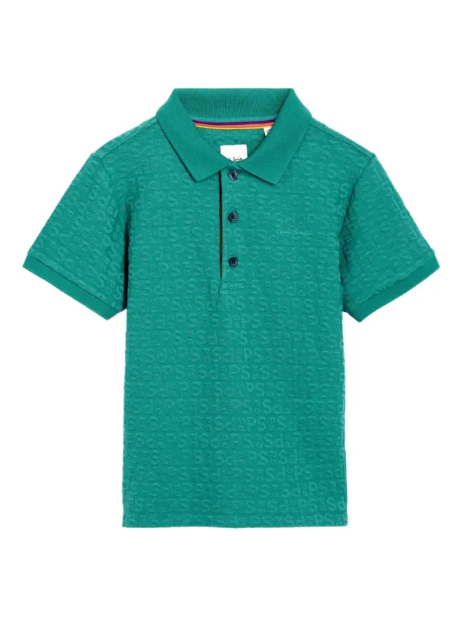 Paul Smith Junior Paul Smith Junior ロゴ柄ポロトップの商品画像