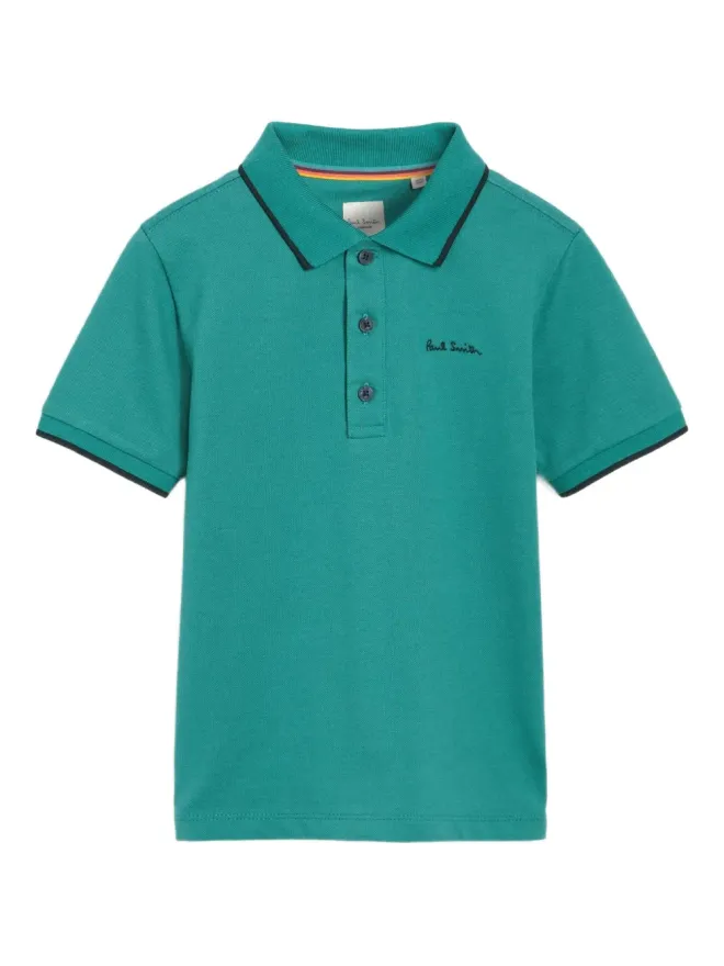Paul Smith Junior Paul Smith Junior ロゴ刺繍ポロシャツの商品画像