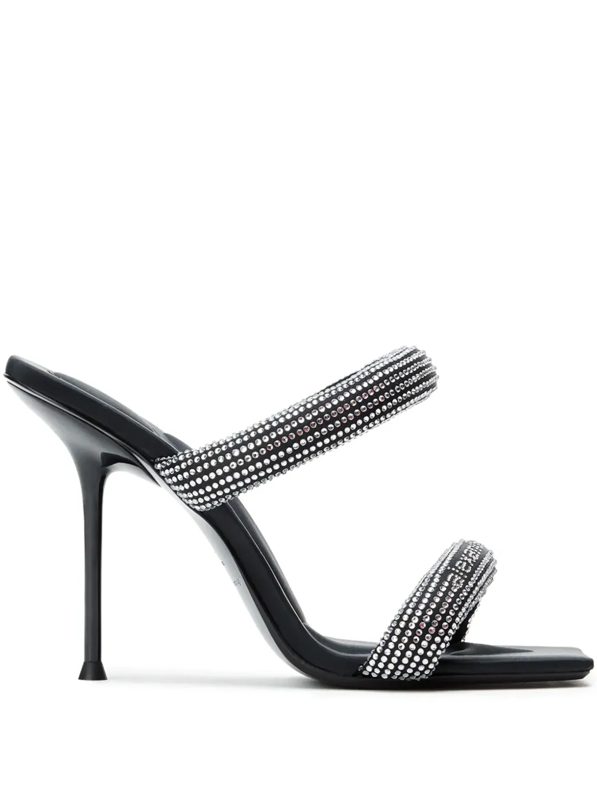 Alexander Wang クリスタル装飾ストレットサンダル - 画像1