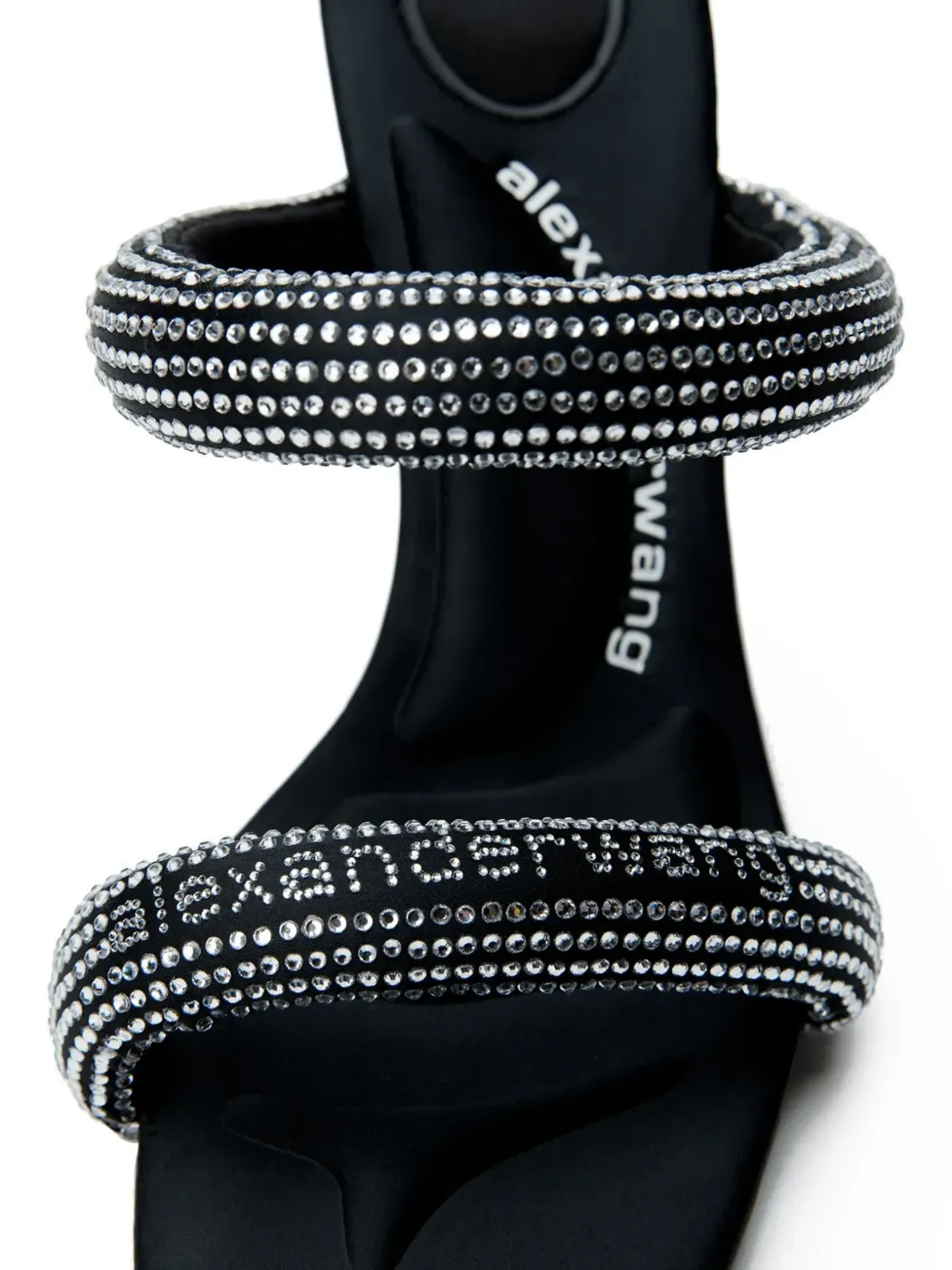 Alexander Wang クリスタル装飾ストレットサンダル - 画像5