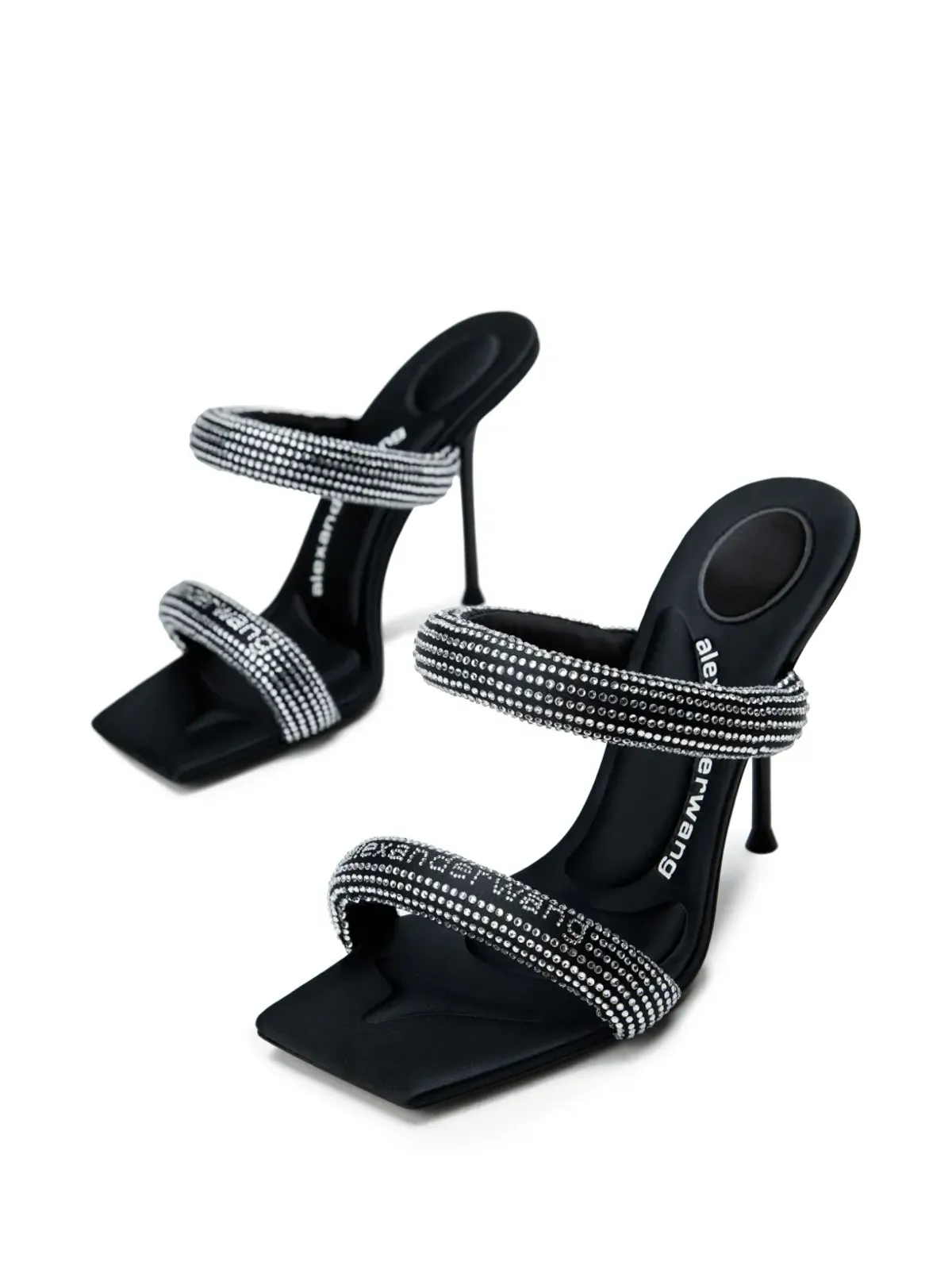 Alexander Wang クリスタル装飾ストレットサンダル - 画像2
