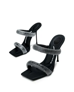 Alexander Wang クリスタル装飾ストレットサンダル - サムネイル2