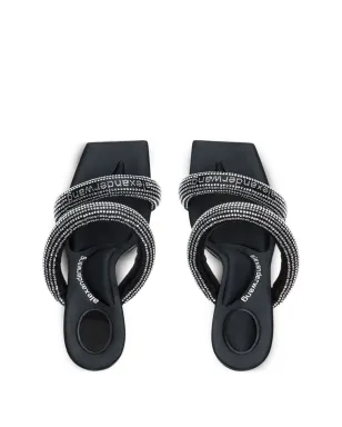 Alexander Wang クリスタル装飾ストレットサンダル - サムネイル4