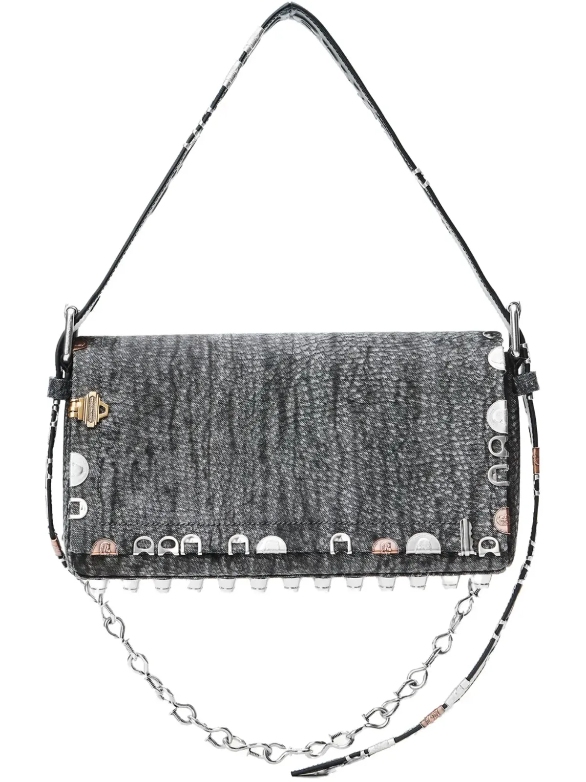 Alexander Wang スタッズ付きチェーンショルダーバッグ - 画像1
