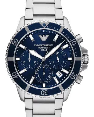 Emporio Armani ワールドエクスプローラー 43.5mm - ブルー - サムネイル2