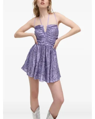 Aniye By スパンコール付きVネックミニドレス - サムネイル1